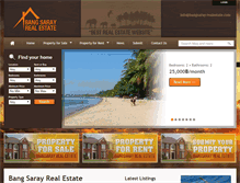 Tablet Screenshot of bangsaray-realestate.com